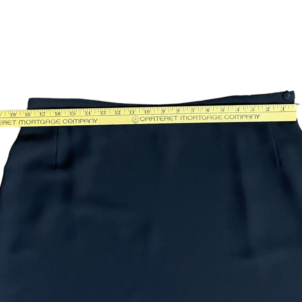 JS Collections Maxi Skirt Women 16 Black Formal Layered Chiffon Double Side Slit - Picture 6 of 16